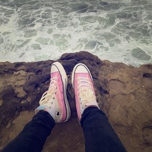 EXCLUSIVE CONVERSE Open Highway Sunset Sky Chucks